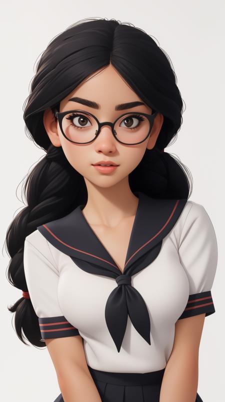 00000-2161110579-masterpiece, best quality,  1girl, black hair, braid, breasts, collarbone, glasses,  hair over shoulder, long hair, looking at v.png